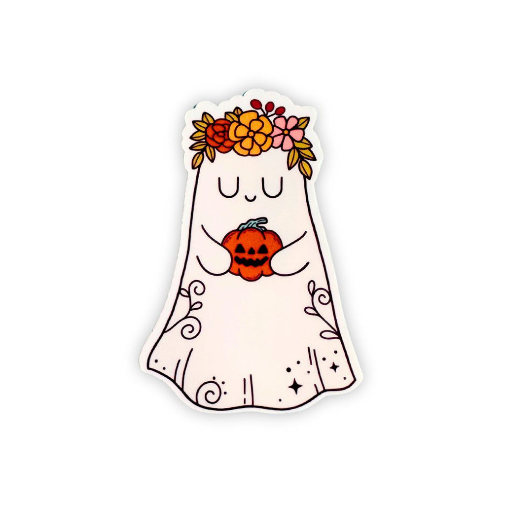 Boho Ghost Vinyl Sticker - Freshie & Zero Studio Shop