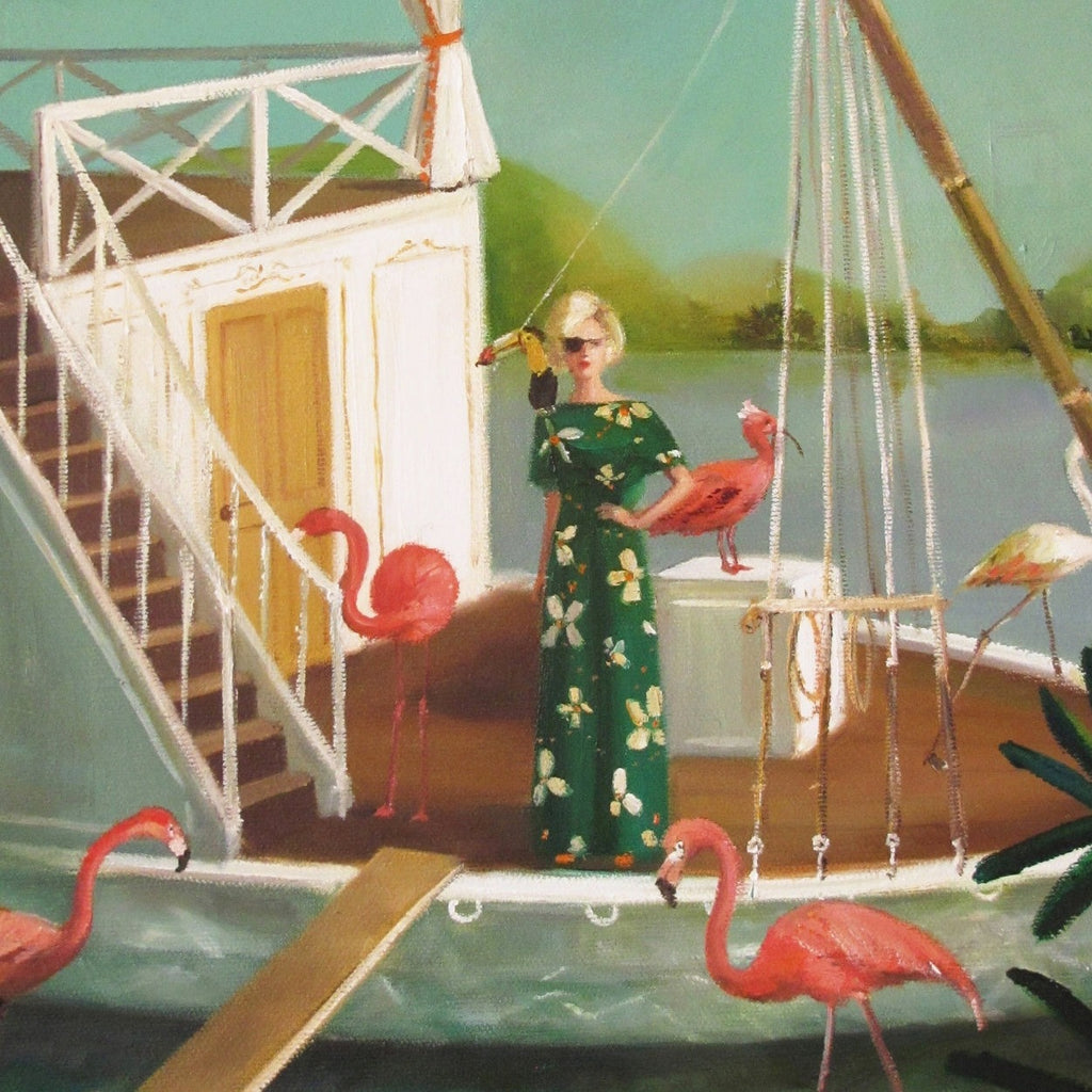 Janet Hill Art Print: Pirate Penelope 8.5"x11" - Freshie & Zero Studio Shop