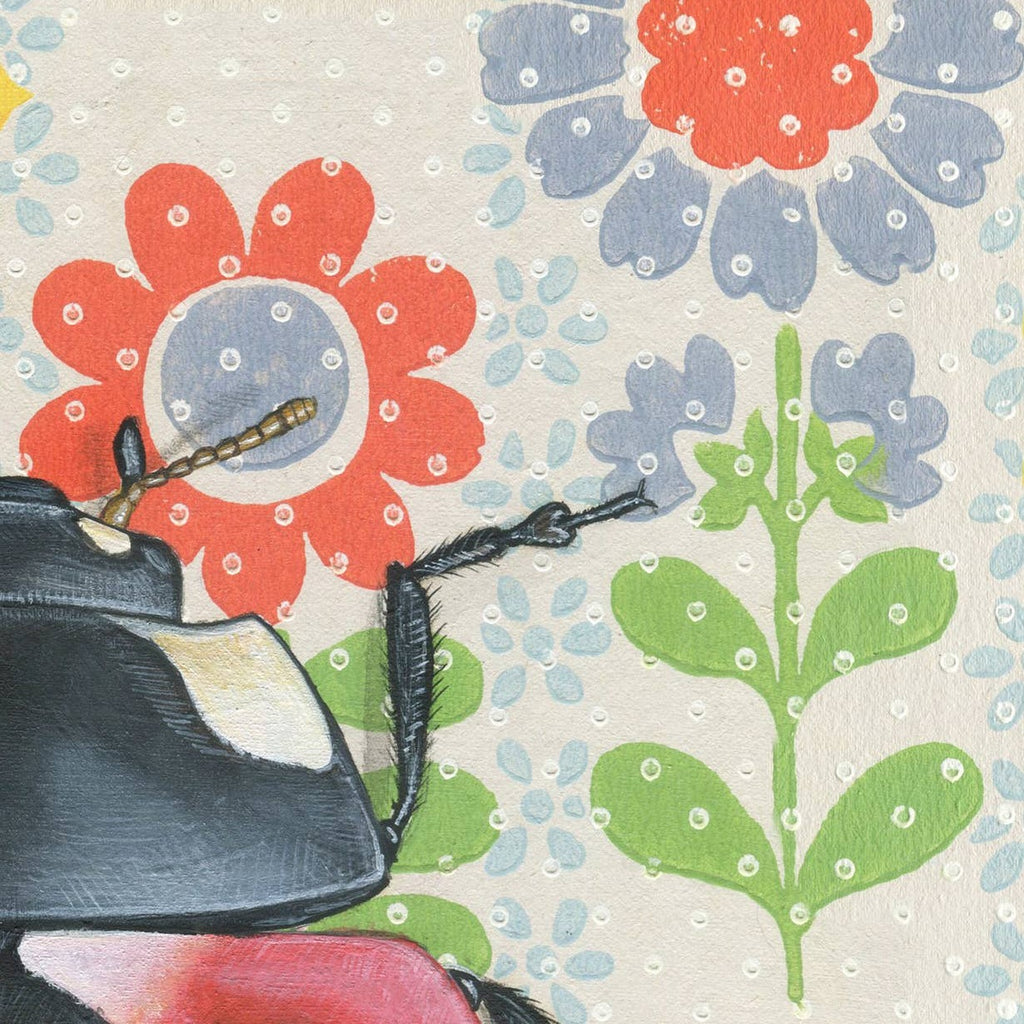 Ladybug Illustration - Fine Art Print - Freshie & Zero Studio Shop