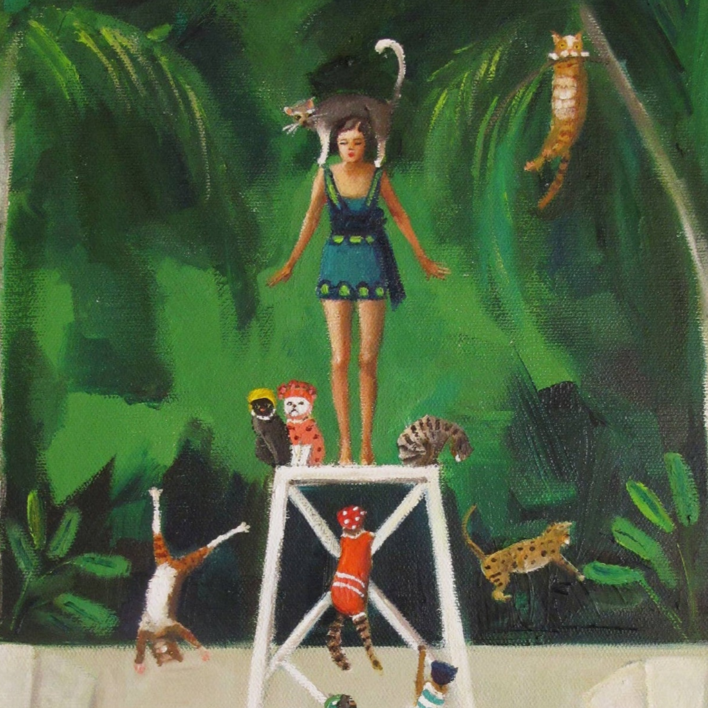 Janet Hill Art Print: Miss Mink Lesson 6 - 8.5"x11" - Freshie & Zero Studio Shop