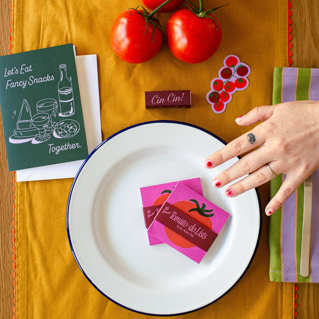 Tomato-do List Sticky Notes - Freshie & Zero Studio Shop
