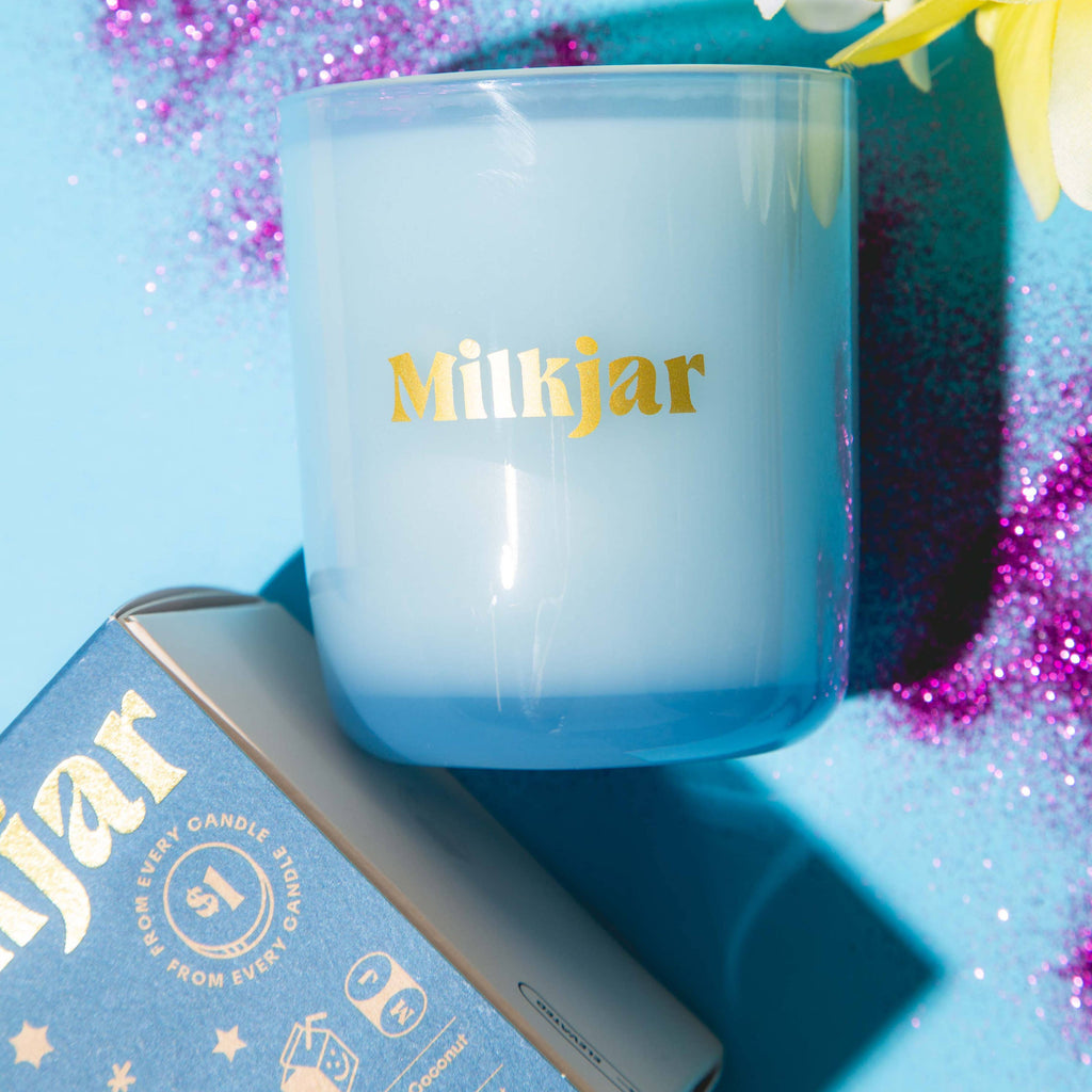Moonrise - Neroli & Plum Coconut Soy 8oz Candle by Milkjar - Freshie & Zero Studio Shop