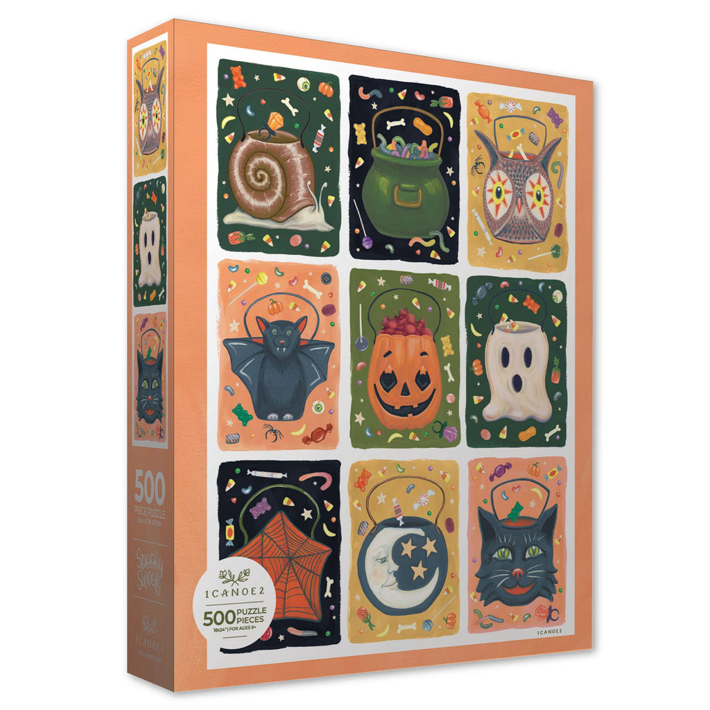 Spooky Sweets - 500 Piece Halloween Jigsaw Puzzle - Freshie & Zero Studio Shop