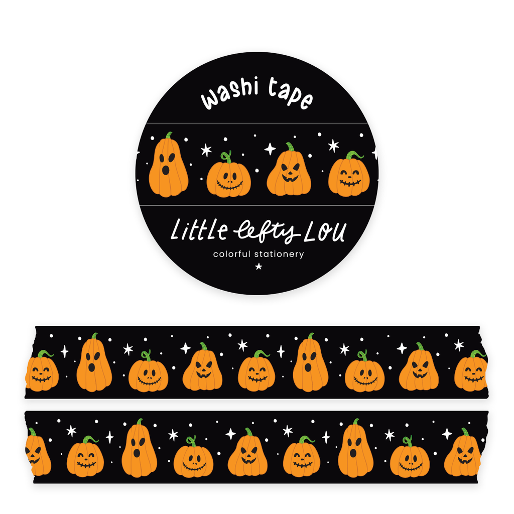 Jack-O'-Lanterns Washi Tape - Freshie & Zero Studio Shop