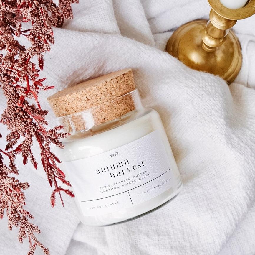 Autumn Harvest: Two Wick 22oz Candle - Freshie & Zero Studio Shop