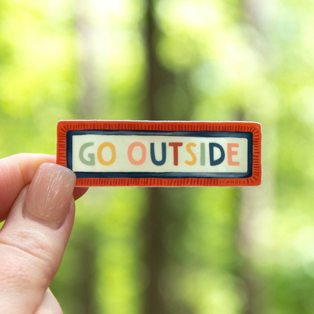 Go Outside Sticker - Freshie & Zero Studio Shop