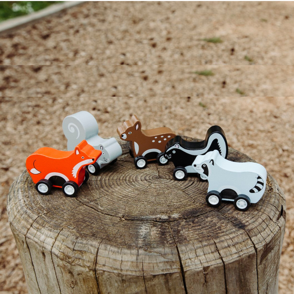 Pull Back Woodland Animals - Freshie & Zero Studio Shop