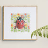 Ladybug Illustration - Fine Art Print - Freshie & Zero Studio Shop