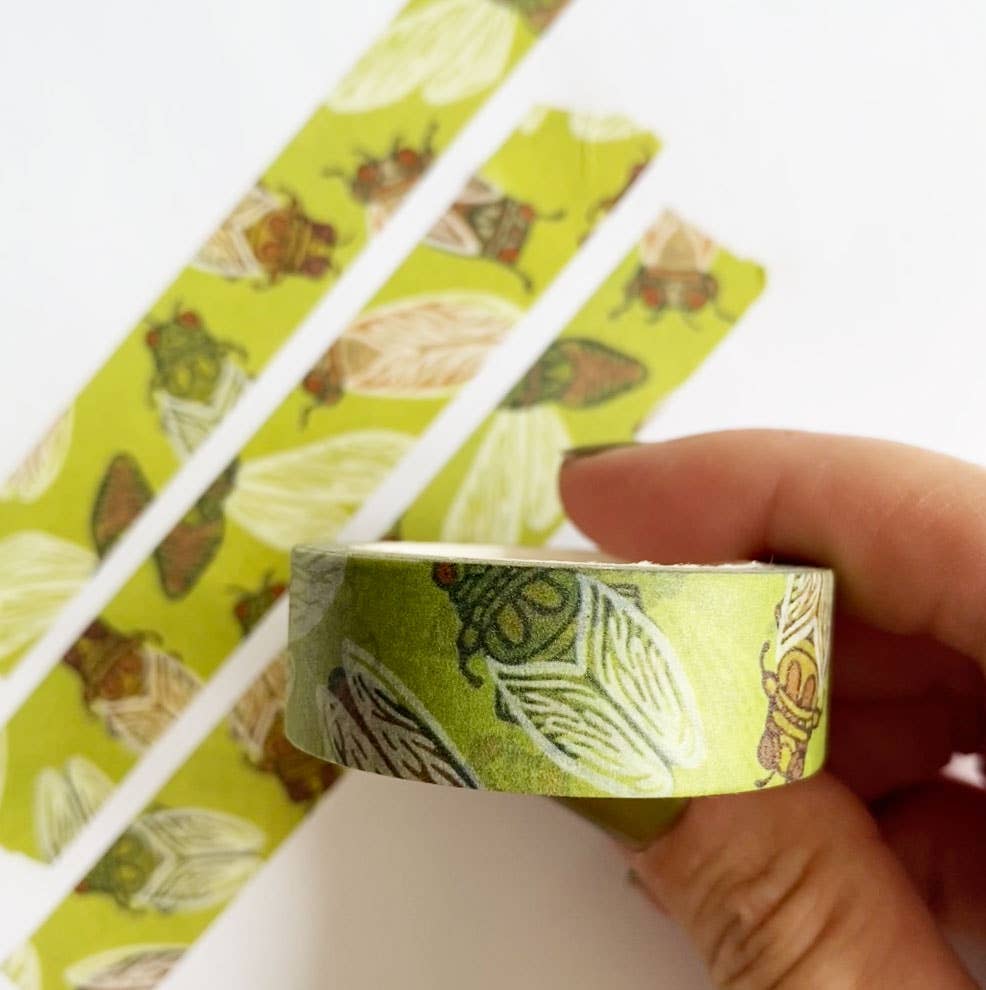 Cicada Insect Washi Tape - Freshie & Zero Studio Shop