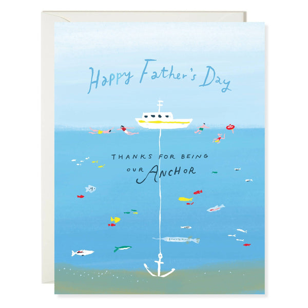 You're our Anchor Father's Day Greeting Card - Freshie & Zero Studio Shop