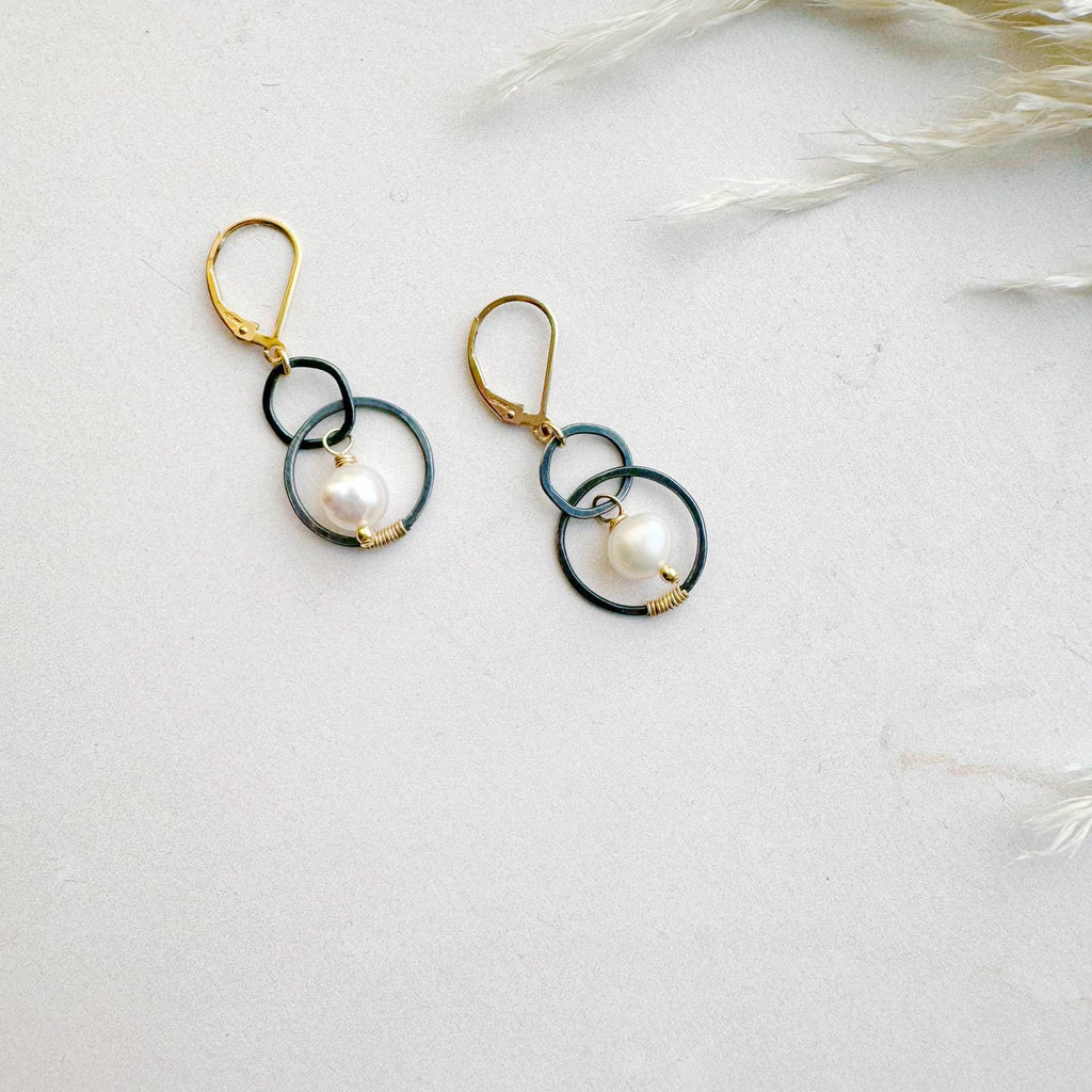 poem earrings - Freshie & Zero Studio Shop