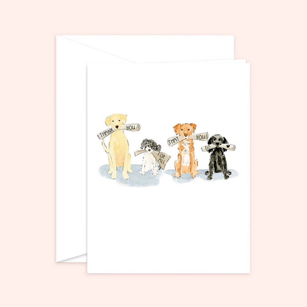 Thank you for all that you do Card - Freshie & Zero Studio Shop