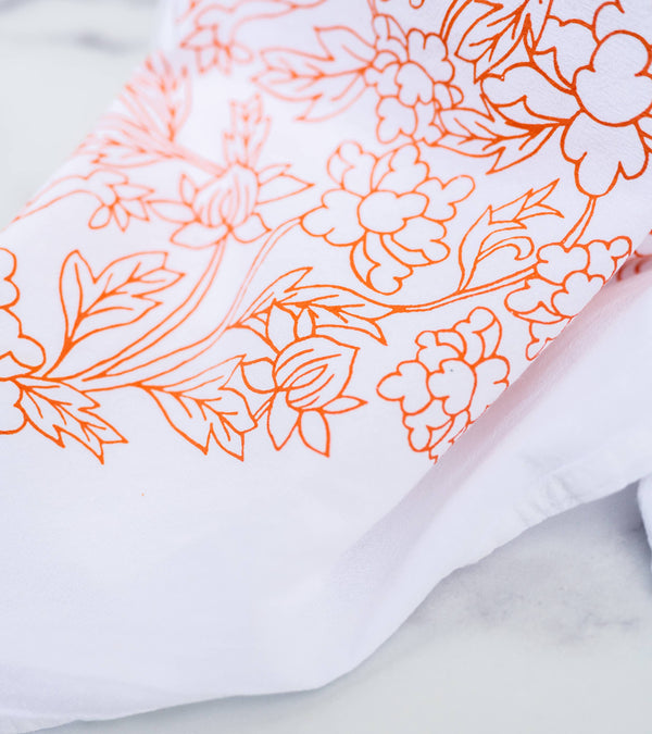 The Nadine Floral Tea Towel - Freshie & Zero Studio Shop