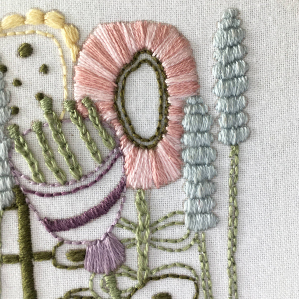 Floral Embroidery Kit - Freshie & Zero Studio Shop