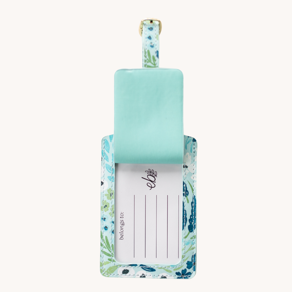 Waterfall Floral Luggage Tag - Freshie & Zero Studio Shop