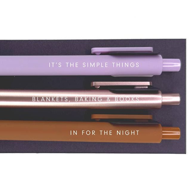 Homebody Gel Pen Jotters Set - Freshie & Zero Studio Shop