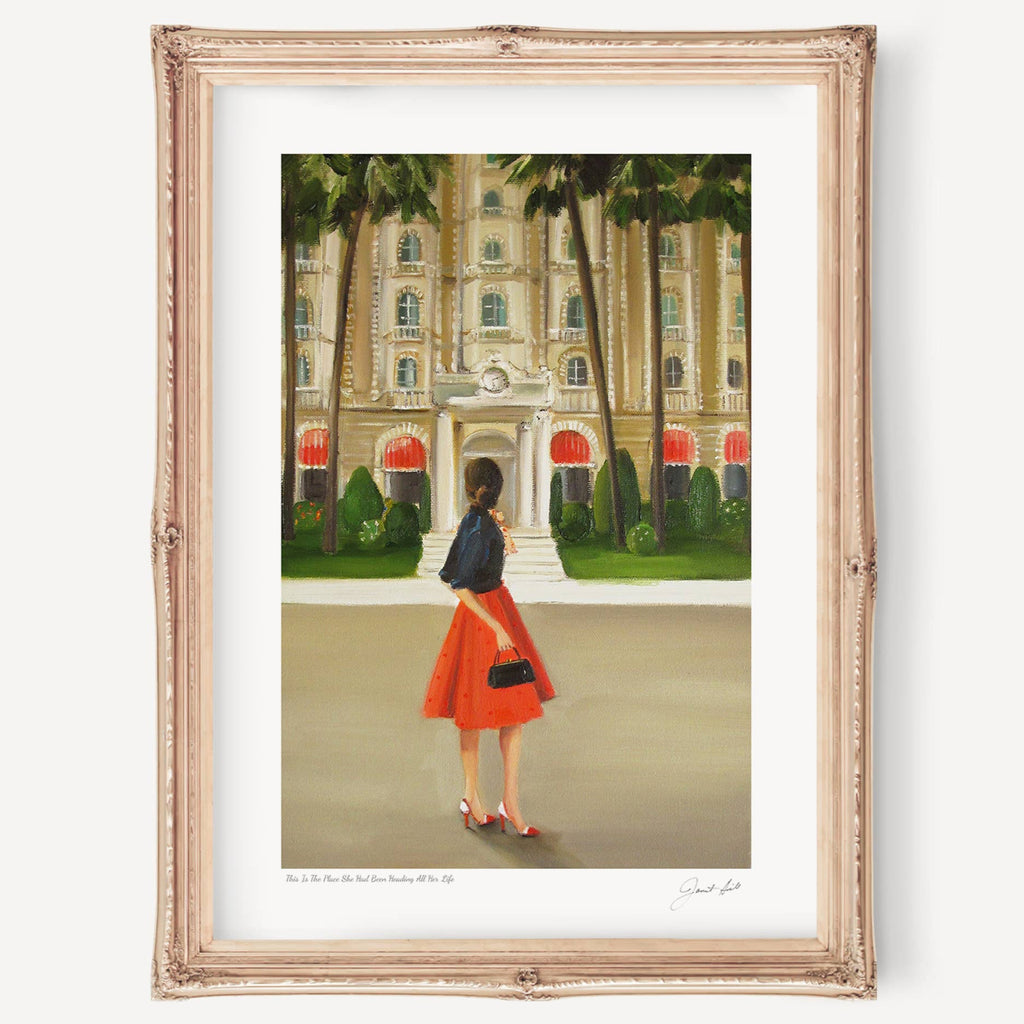 Janet Hill Art Print: This Is The Place She Had Been Heading All Her Life 11"x16" - Freshie & Zero Studio Shop