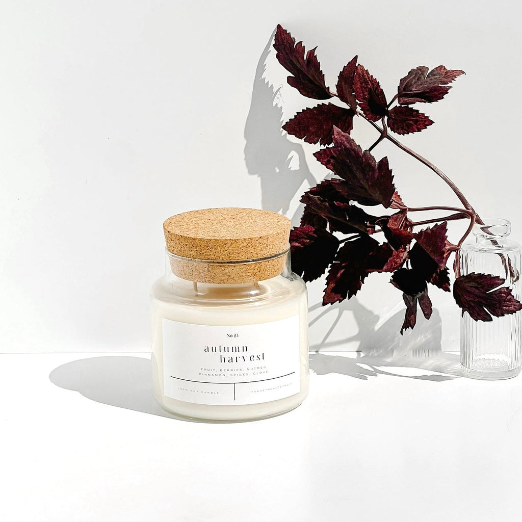 Autumn Harvest: Two Wick 22oz Candle - Freshie & Zero Studio Shop