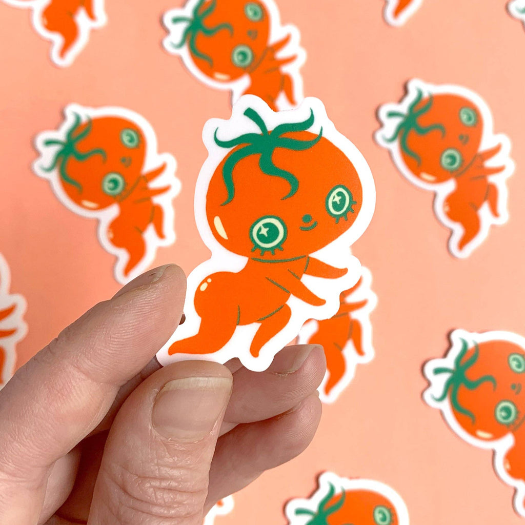 Saucy Tomato Vinyl Sticker - Freshie & Zero Studio Shop