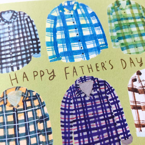 Flannel Shirts Father's Day Greeting Card - Freshie & Zero Studio Shop