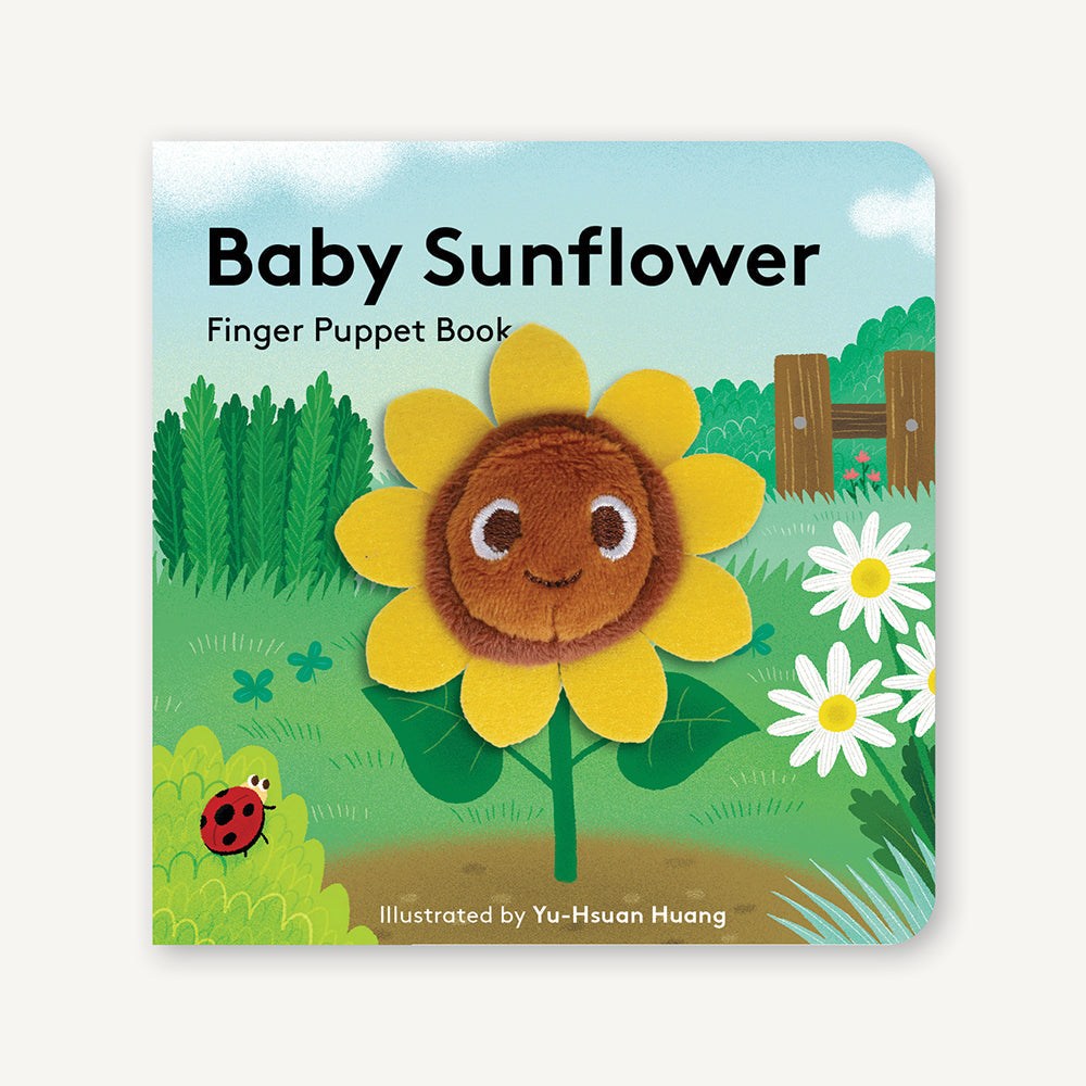 Baby Sunflower Finger Puppet Board Book - Freshie & Zero Studio Shop
