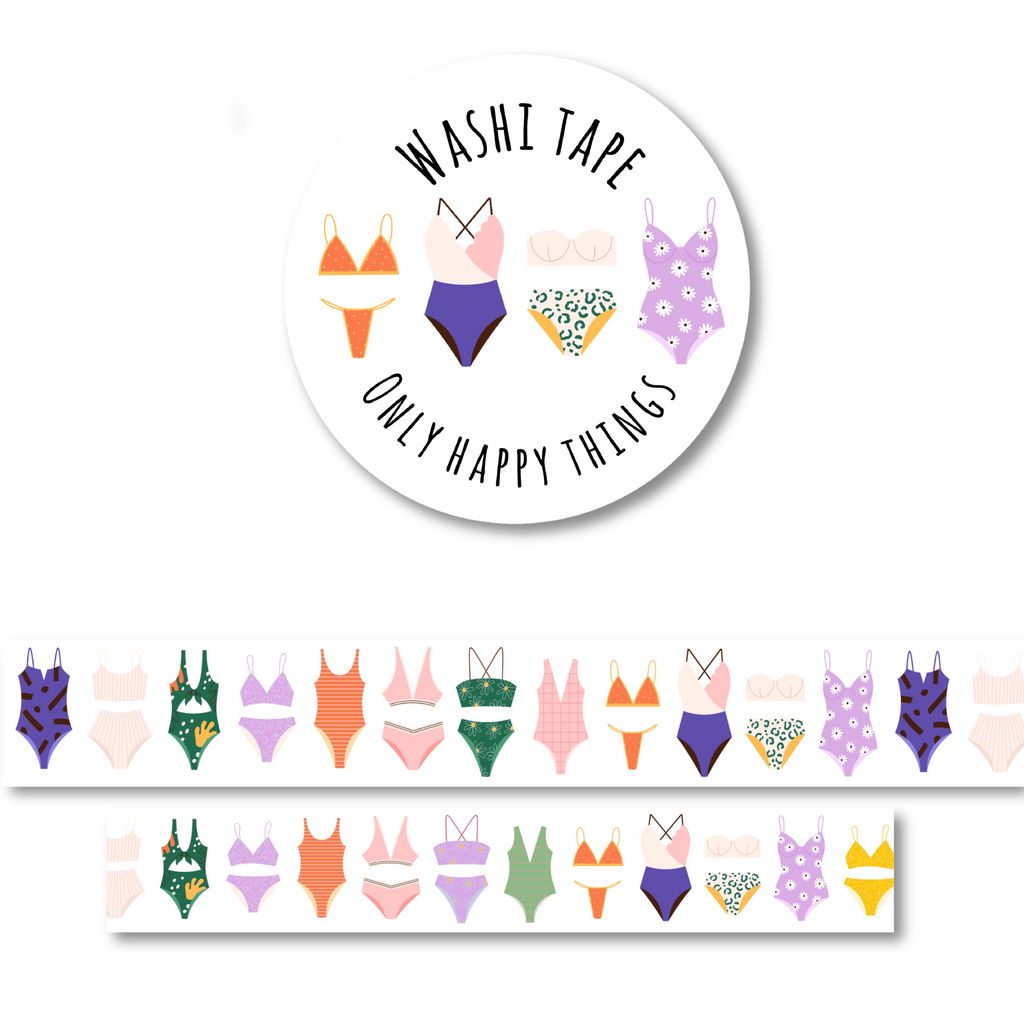 Washi tape: Swimsuits - Freshie & Zero Studio Shop