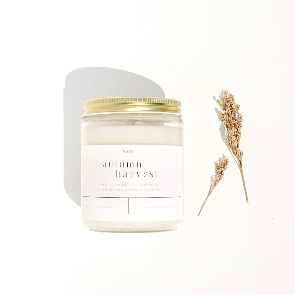 Autumn Harvest: Two Wick 22oz Candle - Freshie & Zero Studio Shop