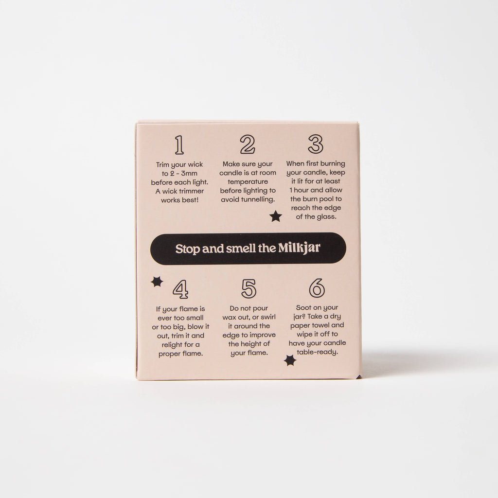 Silver Linings - Palo Santo & Oud Coconut Soy 8oz Candle by Milkjar - Freshie & Zero Studio Shop