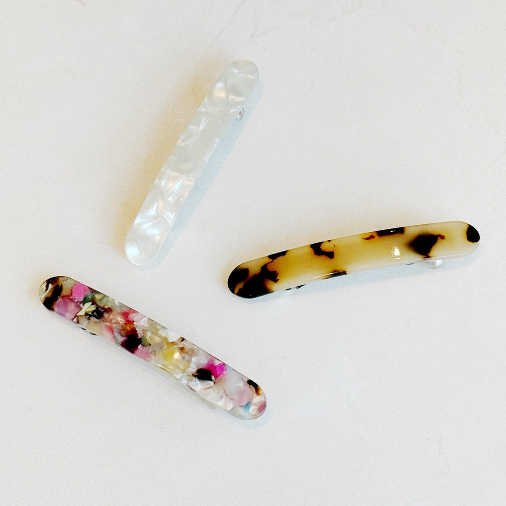 Small Curved Barrette - Freshie & Zero Studio Shop