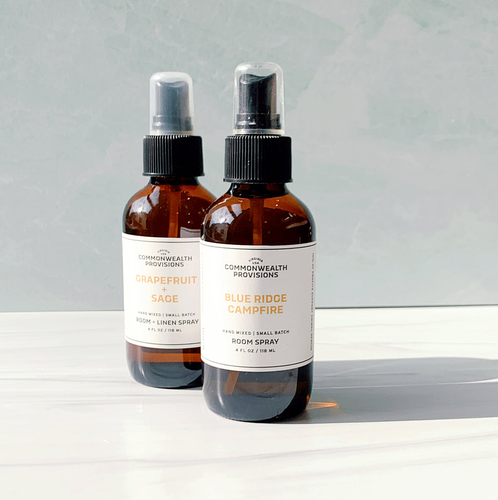Blue Ridge Campfire Room Spray - Commonwealth Provisions - Freshie & Zero Studio Shop