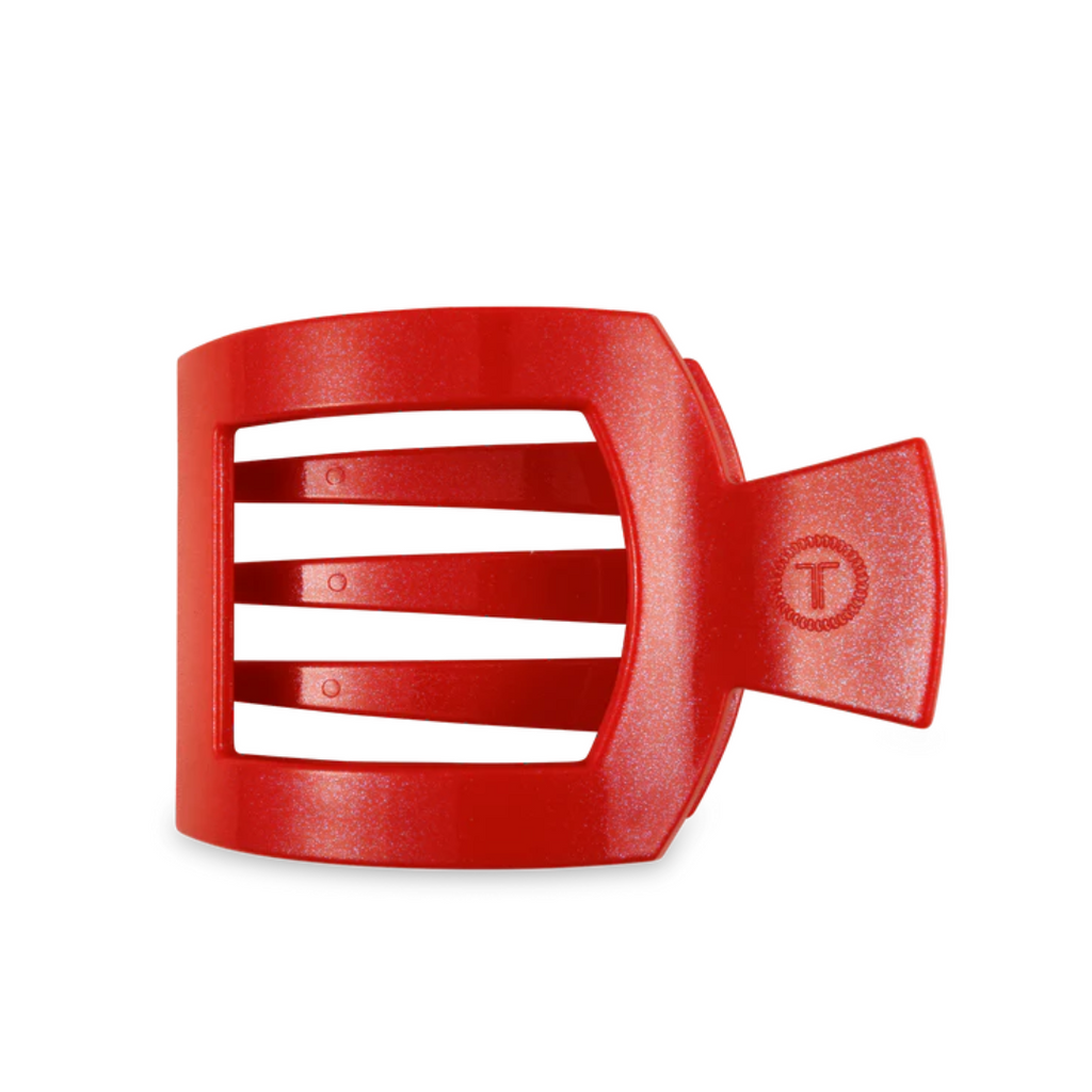 Teleties Shimmer Medium Flat Square Hair Clip - Freshie & Zero Studio Shop