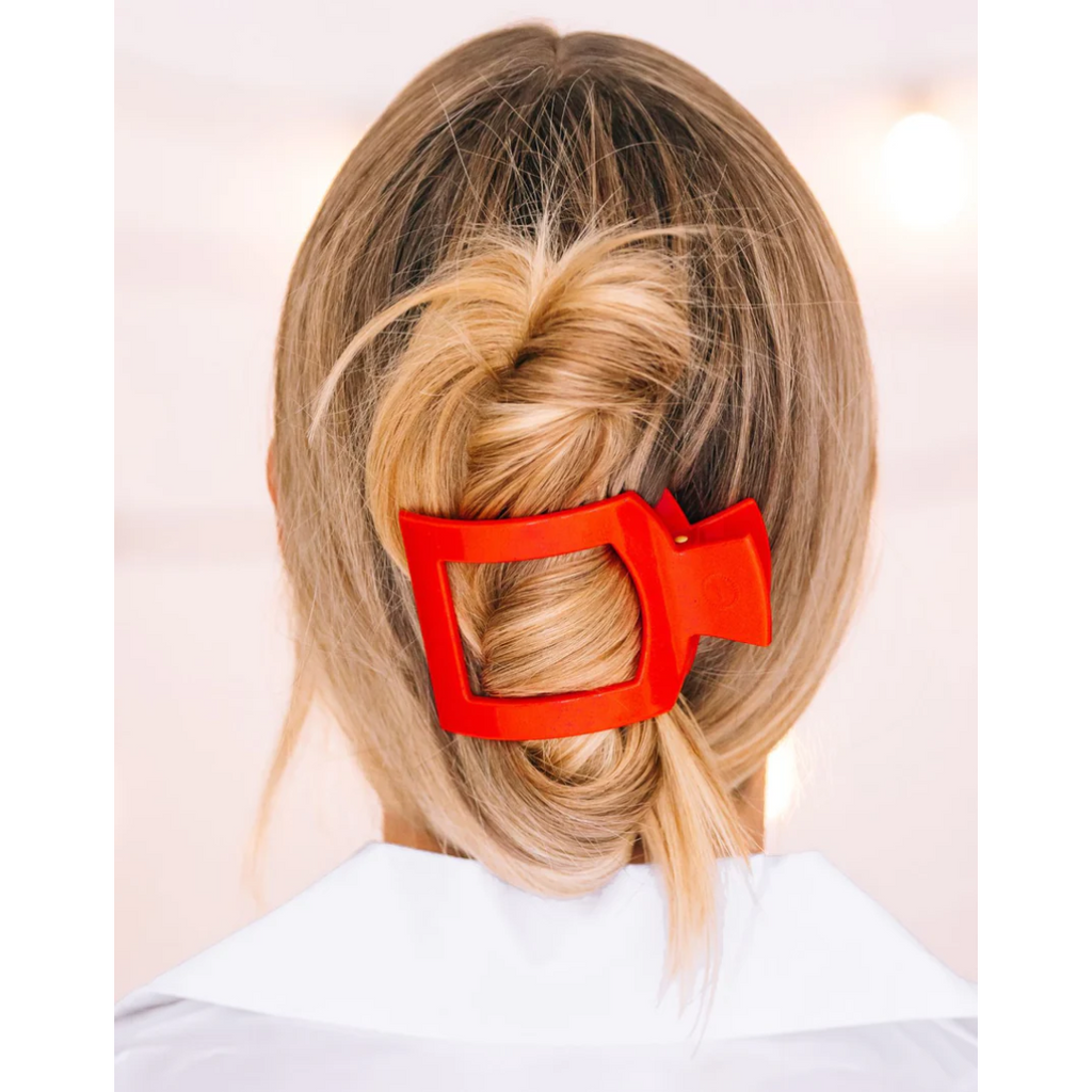 Teleties Shimmer Medium Flat Square Hair Clip - Freshie & Zero Studio Shop