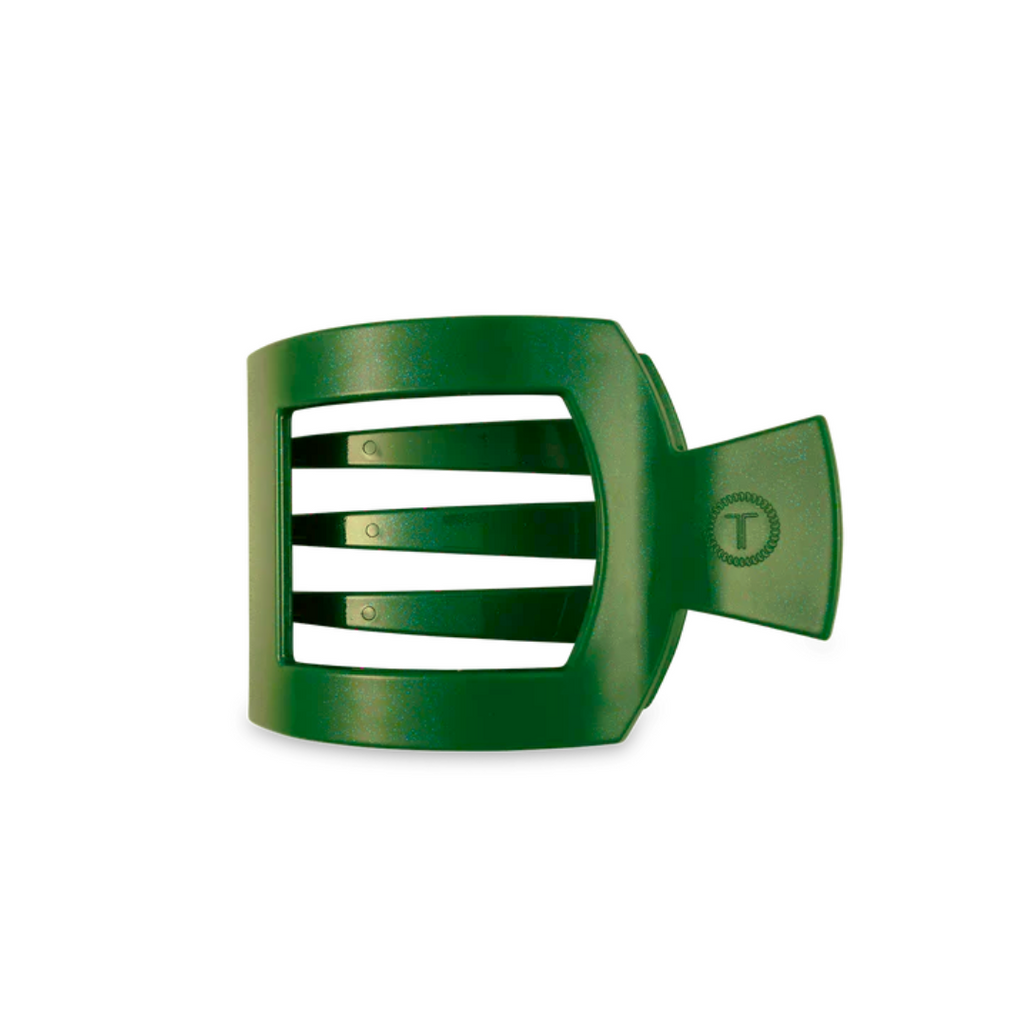 Teleties Shimmer Small Flat Square Hair Clip - Freshie & Zero Studio Shop