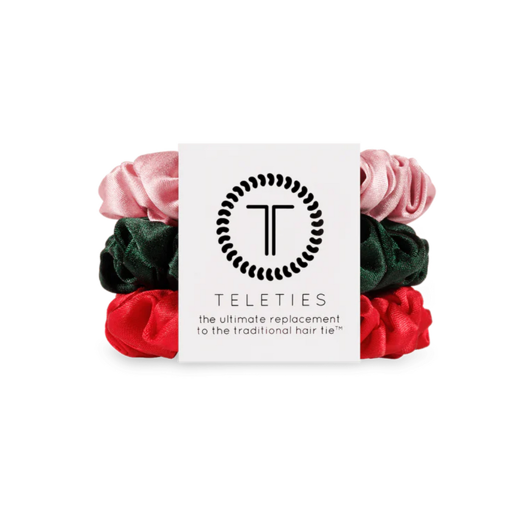 Teleties Small Silk Scrunchies - Set of 3 - Freshie & Zero Studio Shop