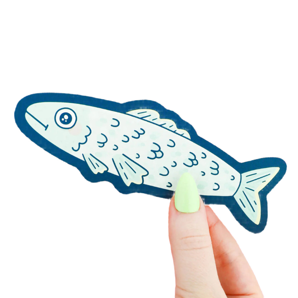 Silly Sardine Bookmark - Freshie & Zero Studio Shop