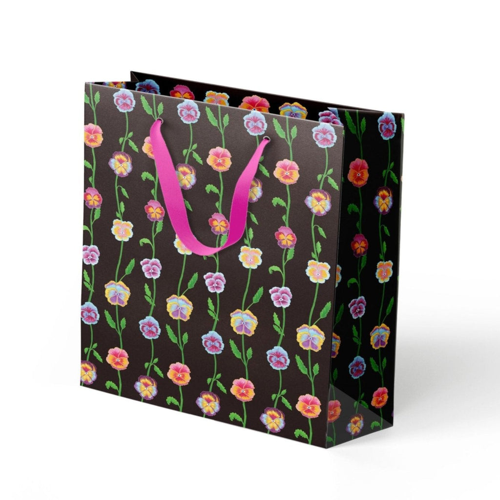 Pansies Small Gift Bag - Freshie & Zero Studio Shop