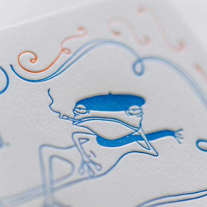 François le Frog Says "Âlo" Boxed Greeting Cards - Set of 6 - Freshie & Zero Studio Shop