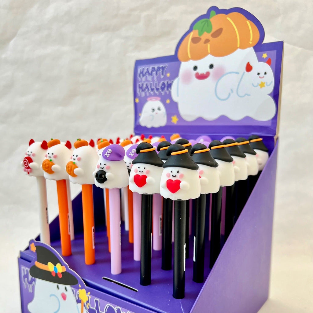 Halloween Ghosts Gel Pens - Freshie & Zero Studio Shop