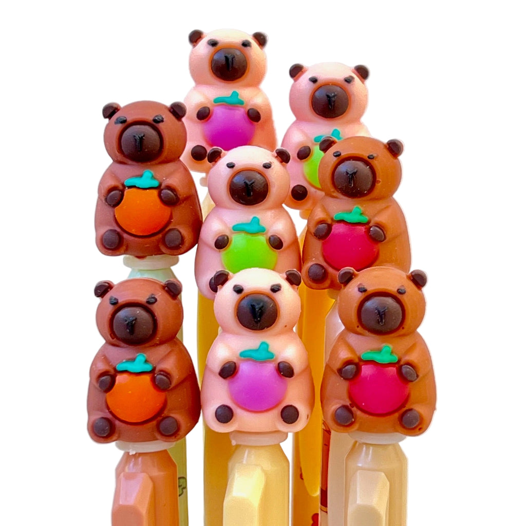 capybara fruit retractable pens