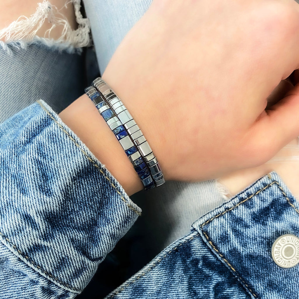 Soul Sisters: Morse Code Tila Bracelet - Freshie & Zero Studio Shop