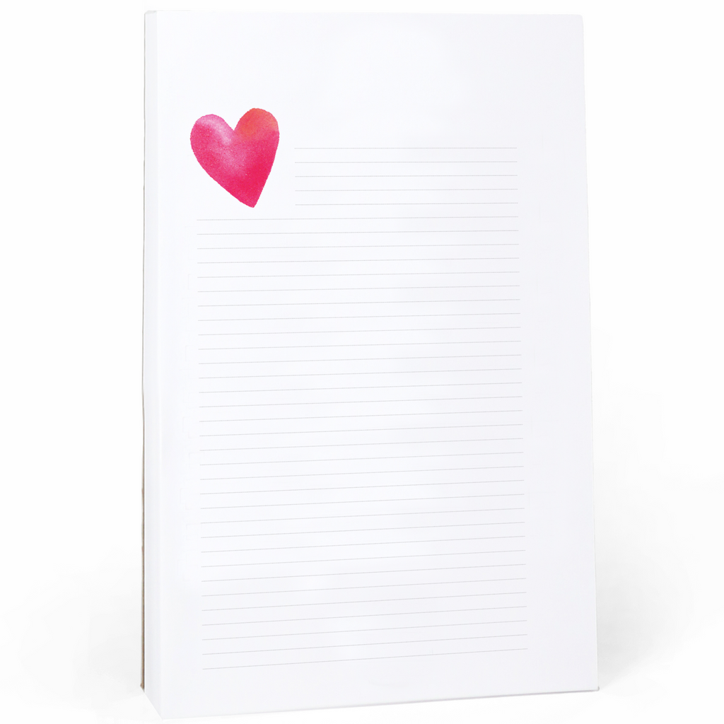 Chunky Heart Notepad by E. Frances Paper - Freshie & Zero Studio Shop