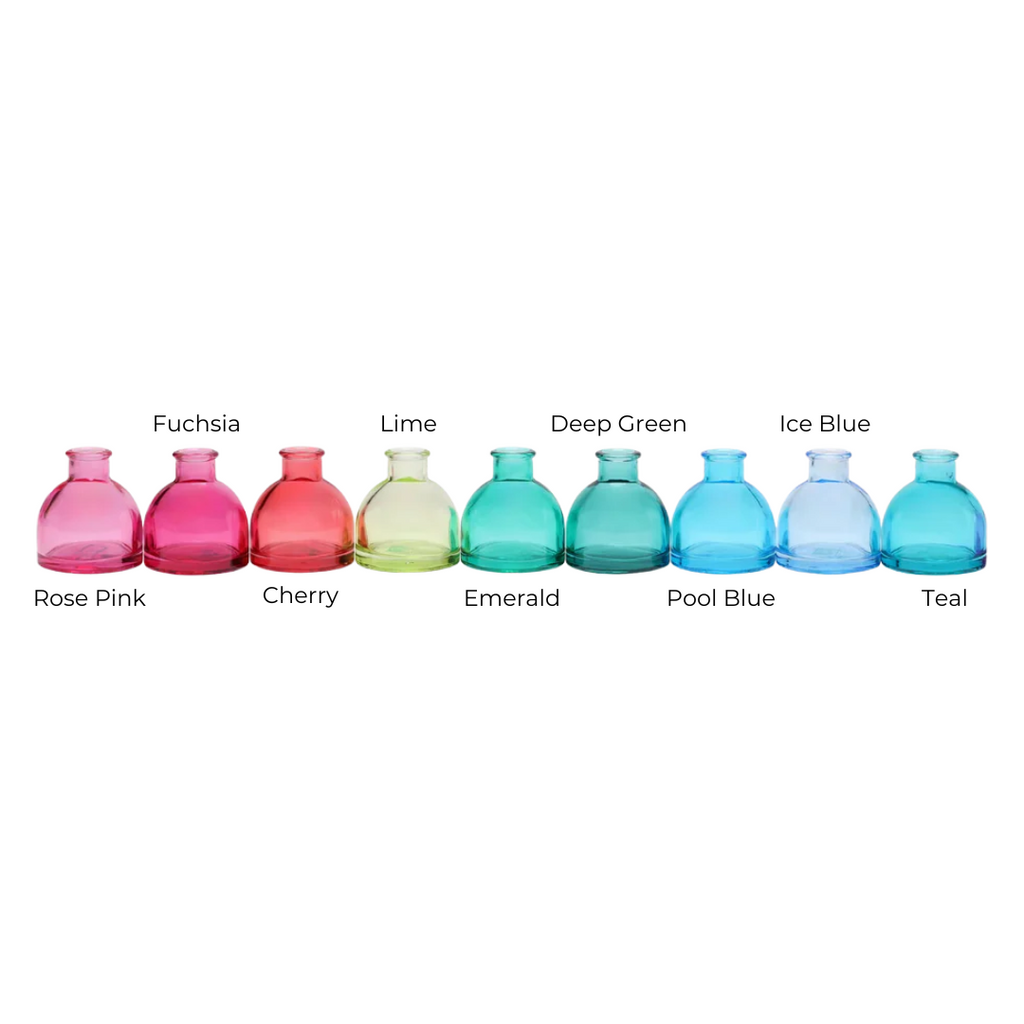 Mini Glass Round Bud Vases - Freshie & Zero Studio Shop