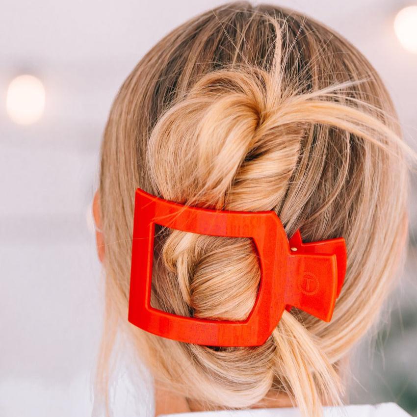 Teleties Shimmer Large Flat Square Hair Clip - Freshie & Zero Studio Shop