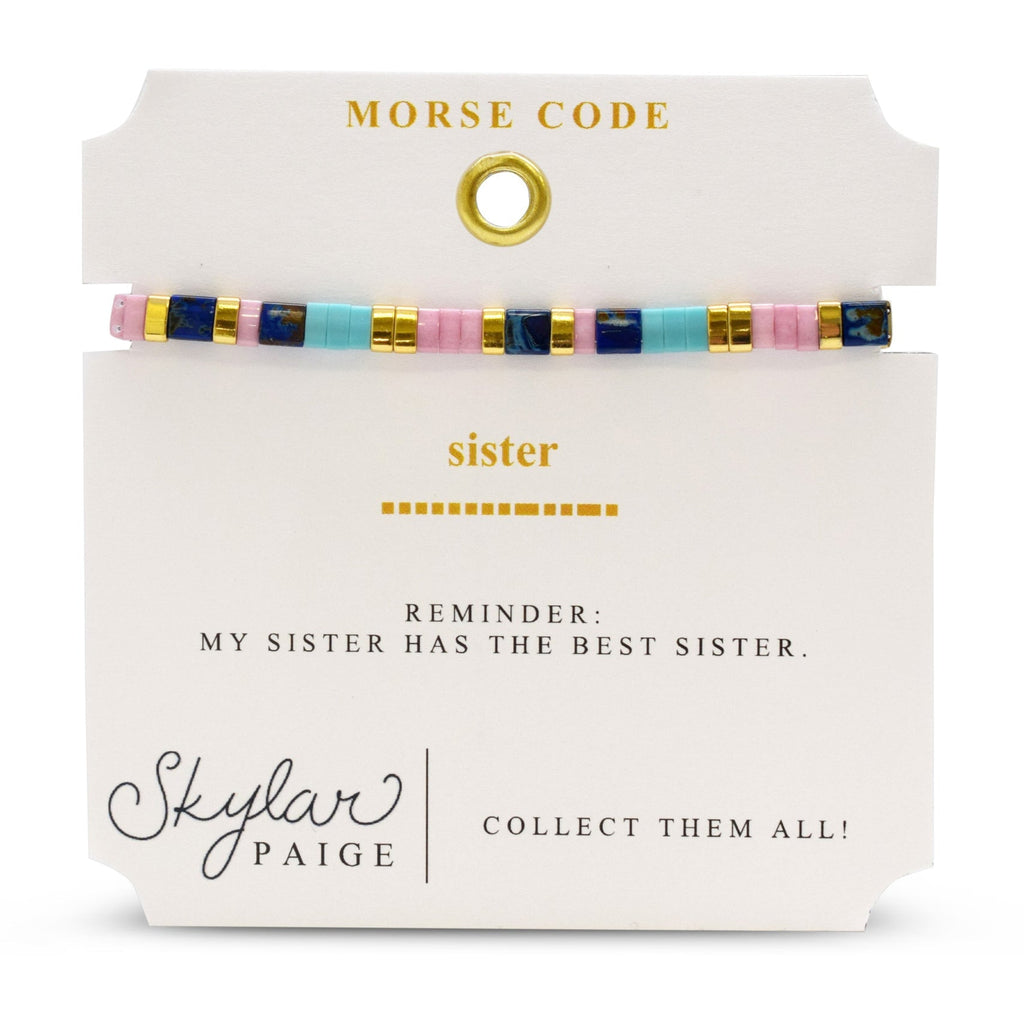 Sisters: Morse Code Tila Bracelet - Freshie & Zero Studio Shop