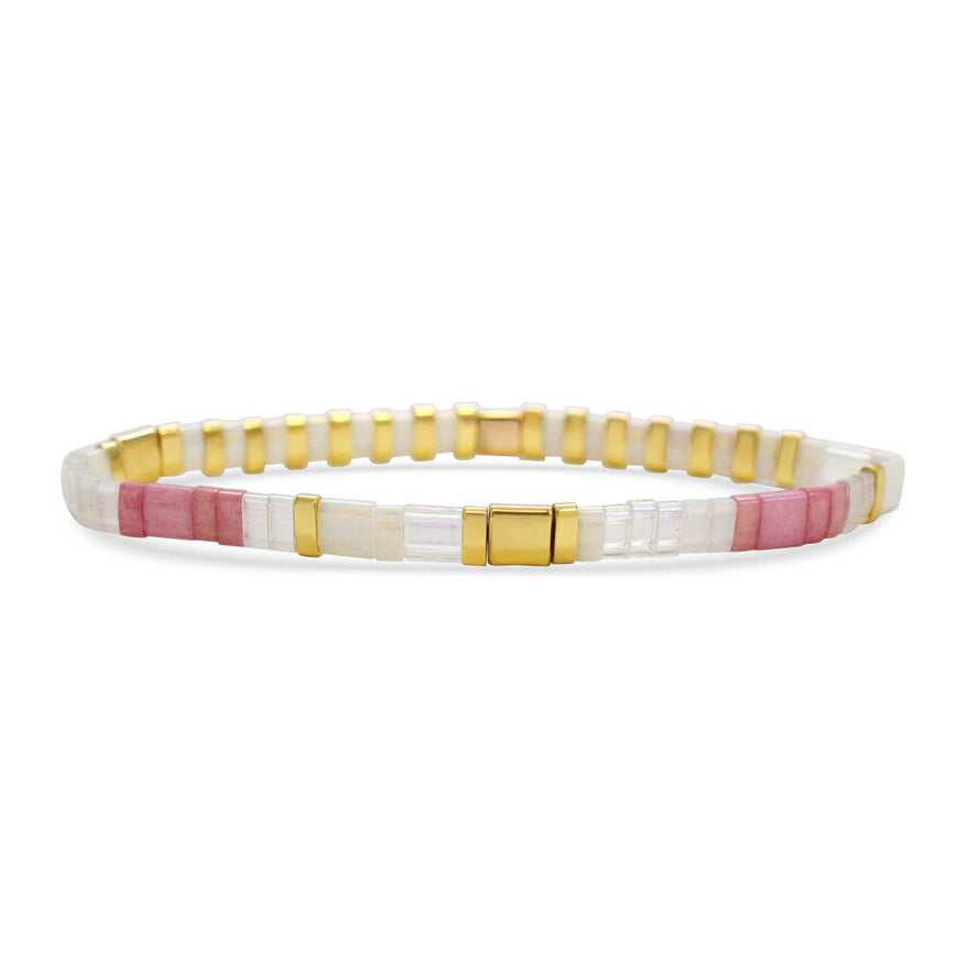 Resilient: Morse Code Tila Bracelet - Freshie & Zero Studio Shop
