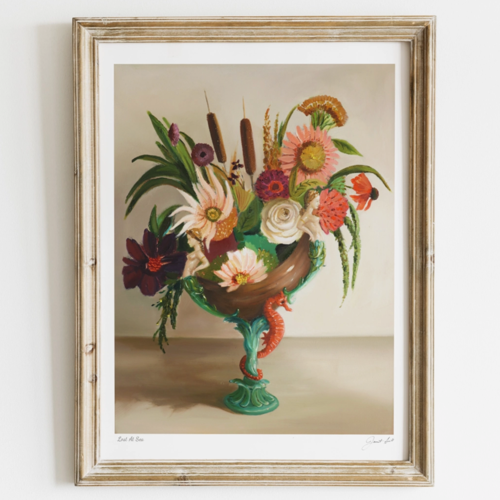 Lost At Sea Janet Hill Art Print: 8"x11" - Freshie & Zero Studio Shop