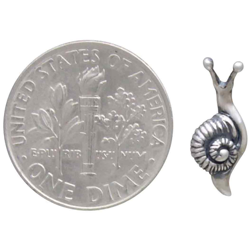 Tiny Stud Earrings: Snails - Freshie & Zero Studio Shop