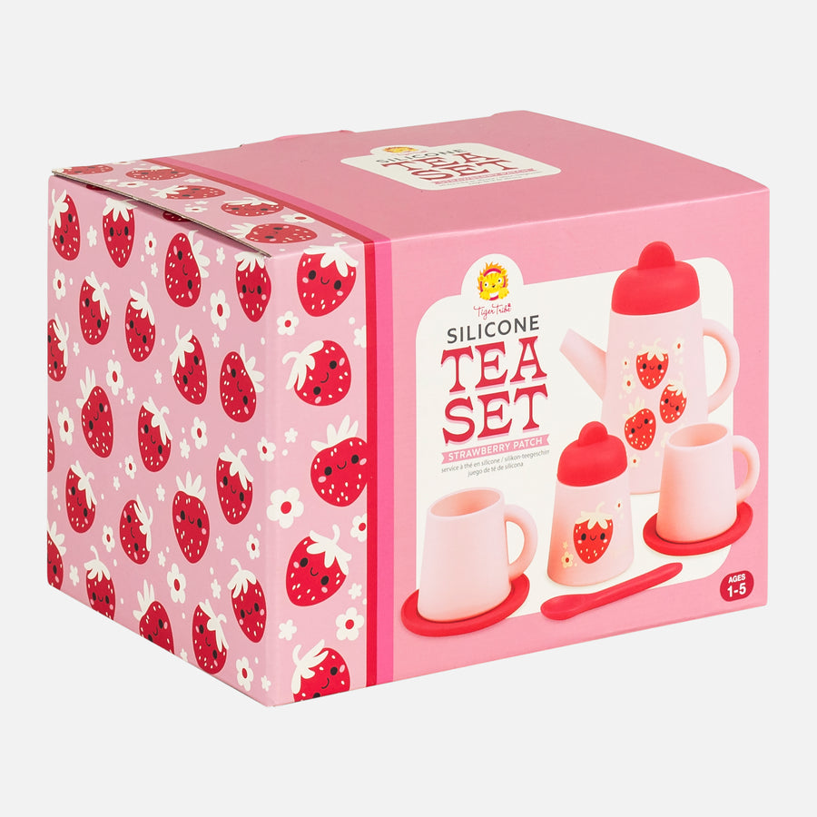 Strawberry Patch Silicone Tea Set - Freshie & Zero Studio Shop