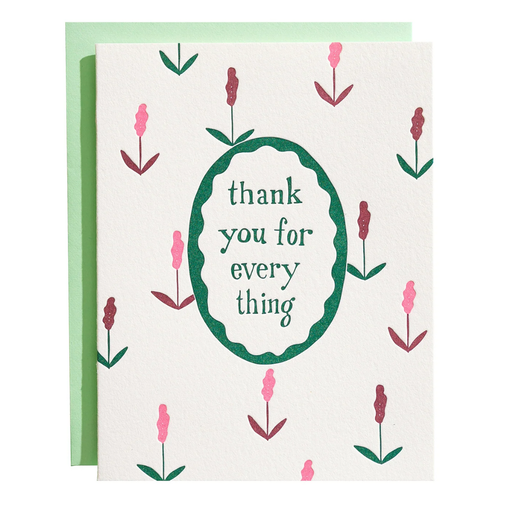 Thank You For Every Thing - Greeting Card - Freshie & Zero Studio Shop
