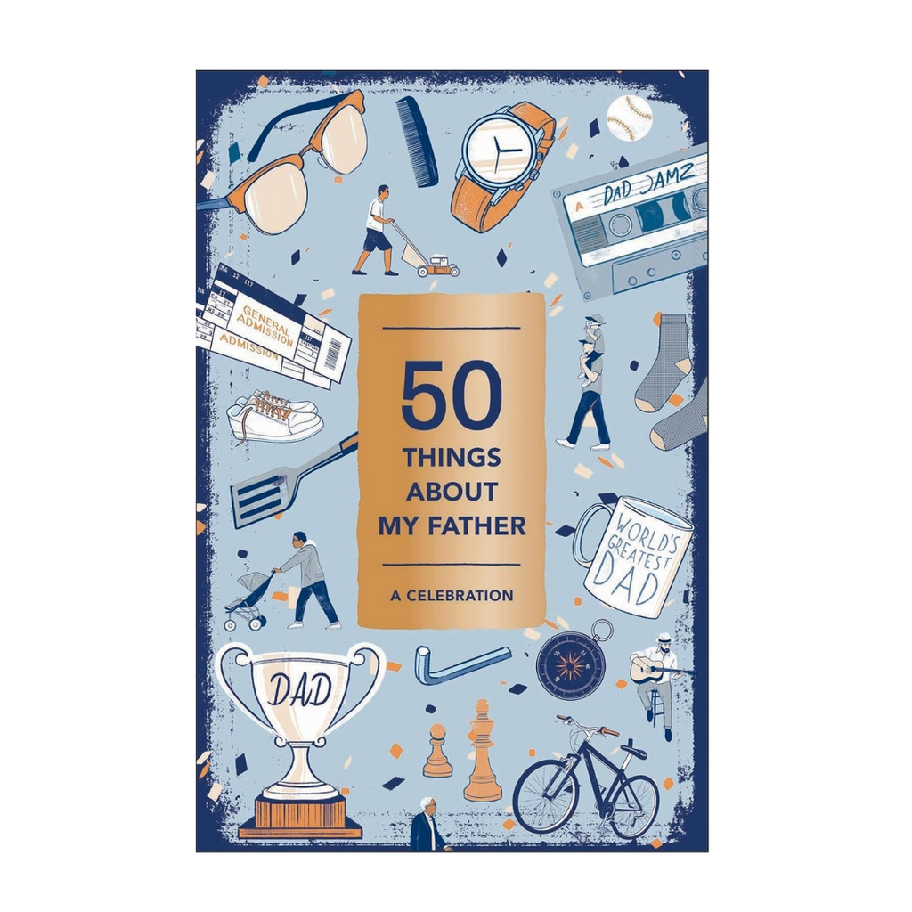 50 Things About My Father Fill In Gift Book - Freshie & Zero Studio Shop